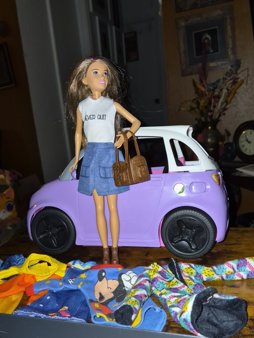 Stacey Barbie Doll With Car And Accessories.